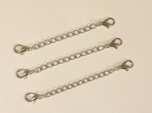 2" Extender Chain 3pc Silver