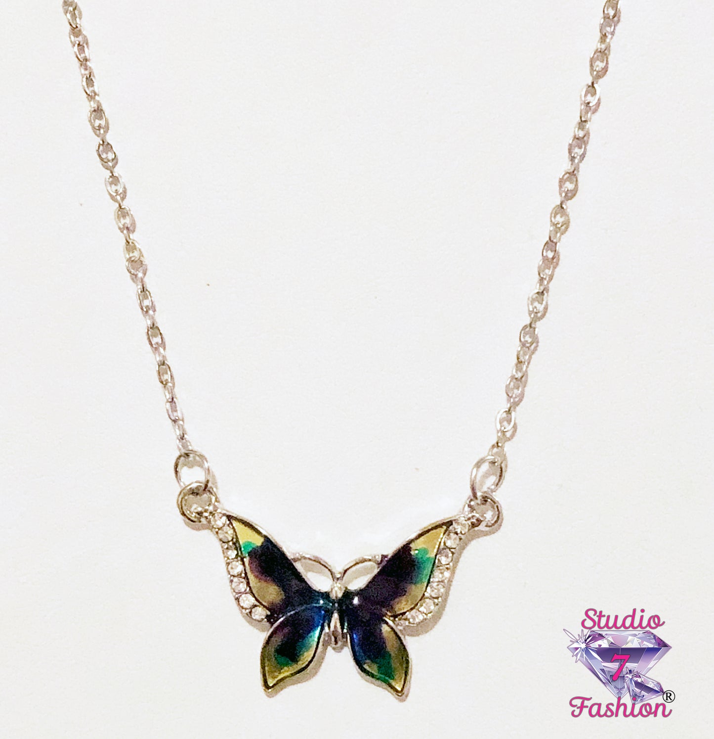 Colorful Butterfly Necklace