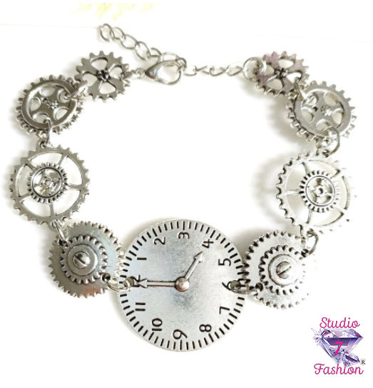 Steampunk Gears Watch face Bracelet