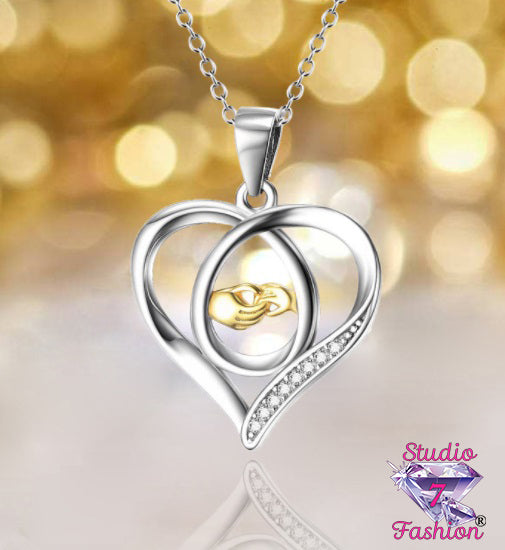 Looped Heart Necklace