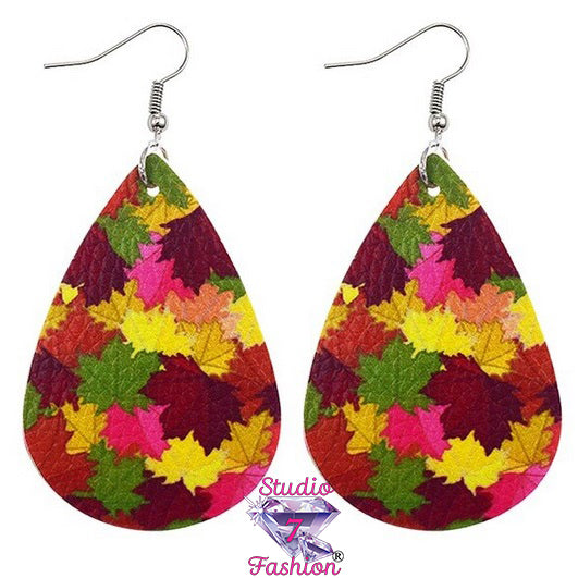 Autumn Leaf Earrings Style 1