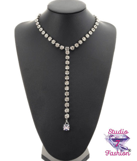 Rhinestone Statement Necklace