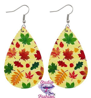 Autumn Leaf Earrings Style 2