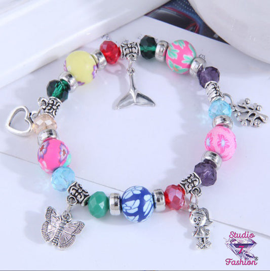 Multi-charm Colorful Bracelet