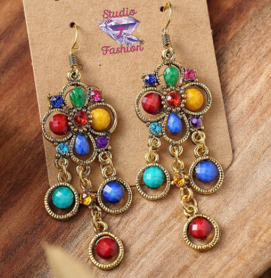 Boho Colorful Casual Earrings