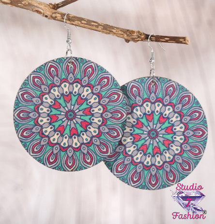 Circle Pattern Earrings