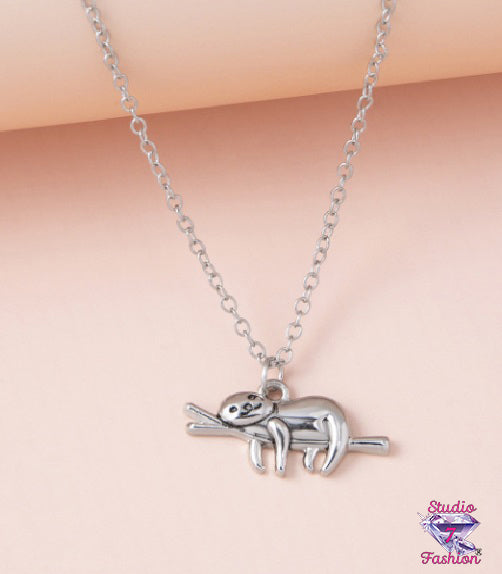 Lazy Sloth Necklace