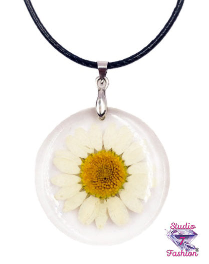 Captured Spring Floral Necklace