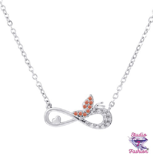 Infinity Butterfly Necklace