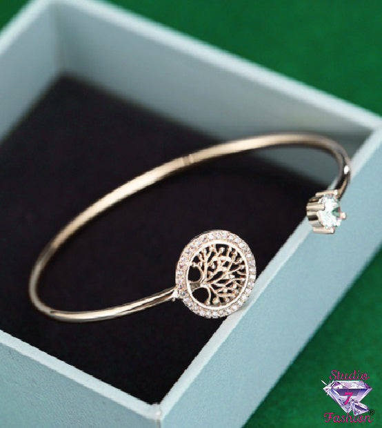 Tree of Life Rhinestone Bracelet