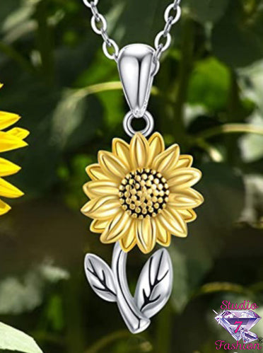 Bright Sunflower Necklace