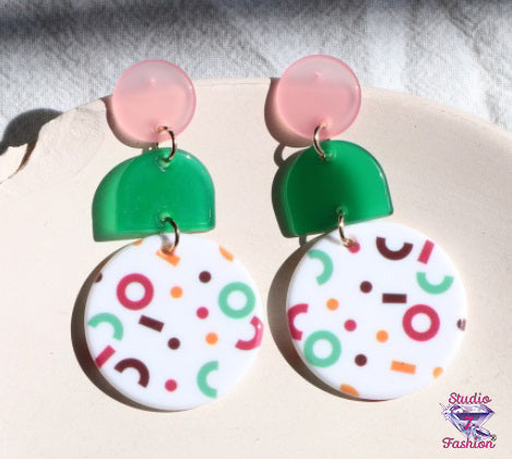 Candy Disc Earrings