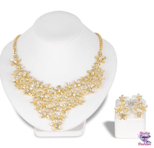 Magnificent Gold Rhinestone Set