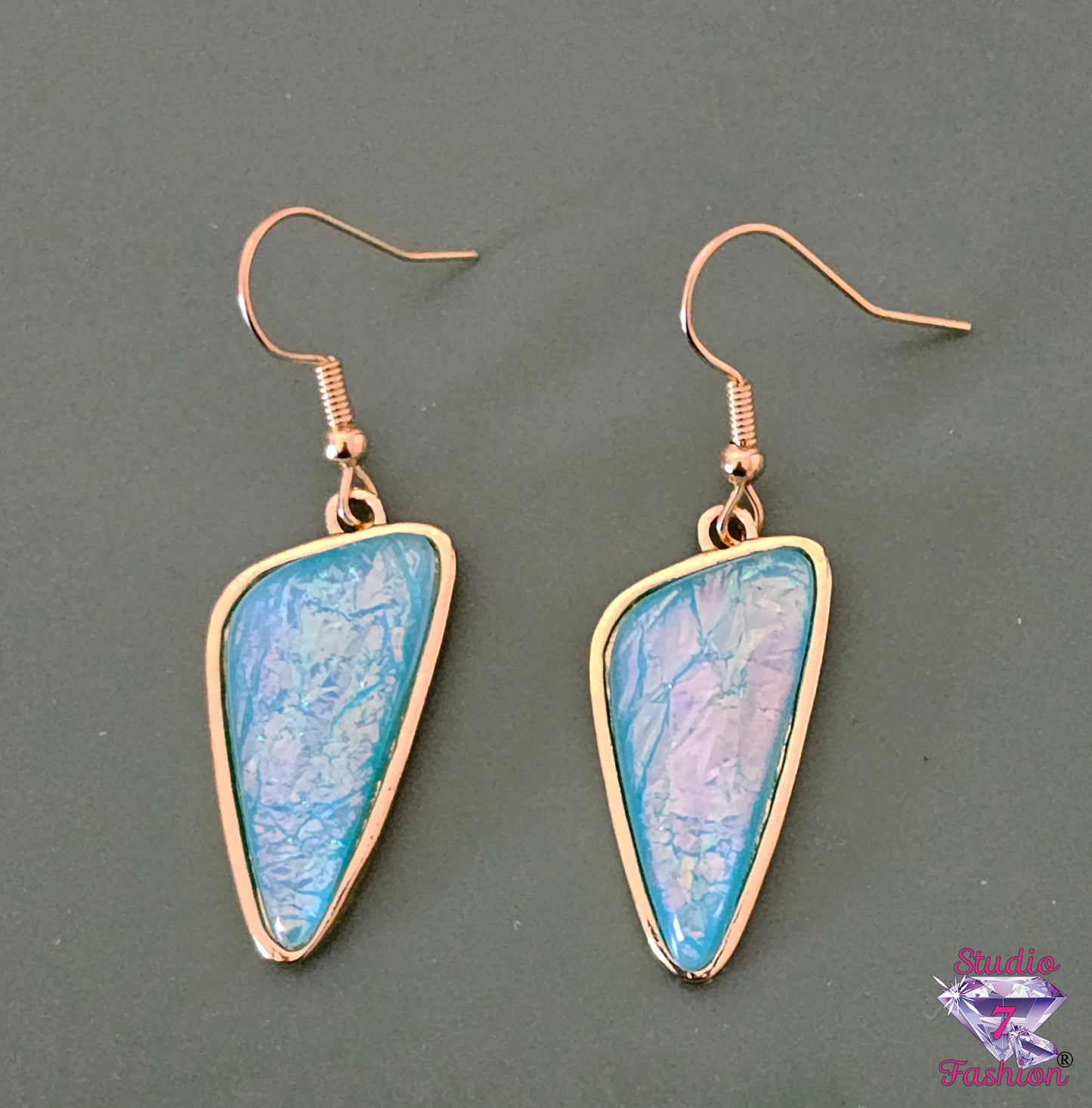 Vibrant Drop Stone Earrings