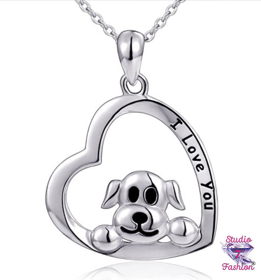 Puppy Love Heart Necklace