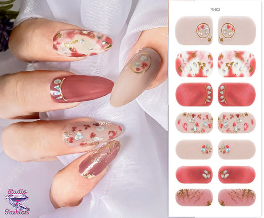 Abstract Blooms Nail art