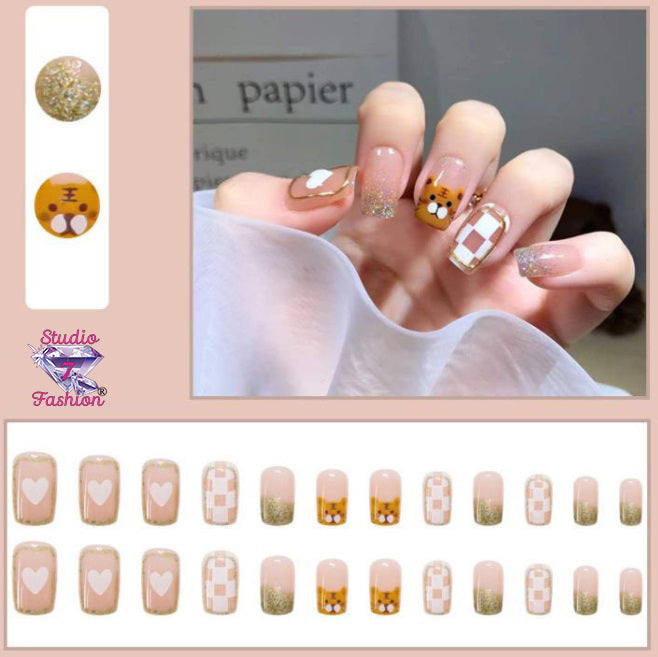 Kitty and Glitters Press-on Nails