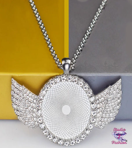 Customize it! Fly High Angel Wing Necklace