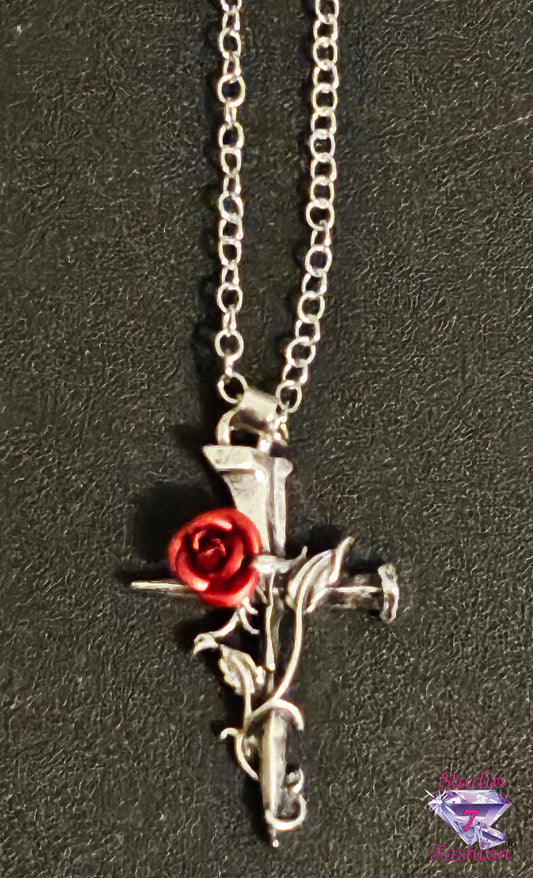 Wrapped in Love Cross Necklace