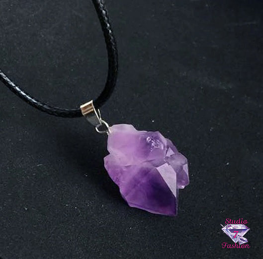 Amethyst Crystal Necklace