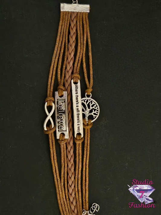 Tree of Life Faith Corded Bracelet