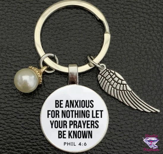 Do Not Be Anxious Keychain