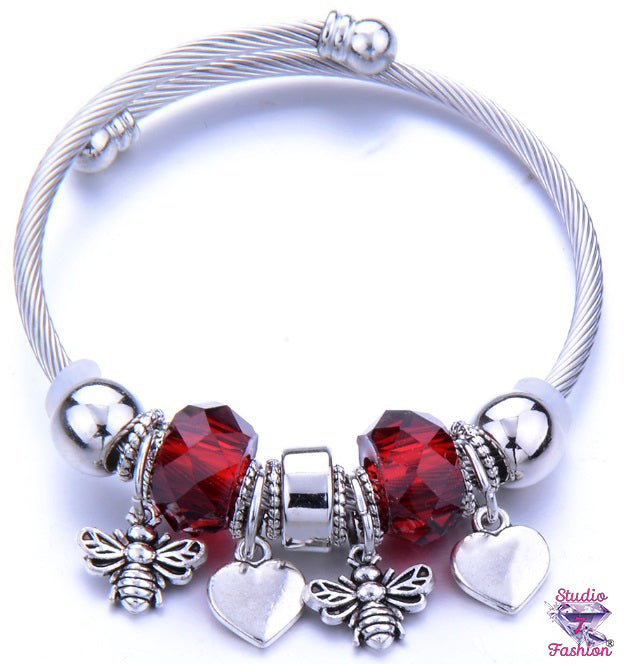 Buzzing By Charm Bracelet