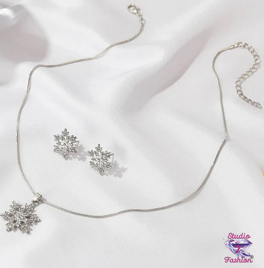 Let It Snow Rhinestone Snowflake Set