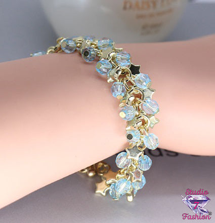 Dangle Beads & Stars Bracelet