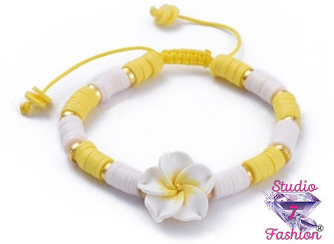 Floral Bead Bracelet