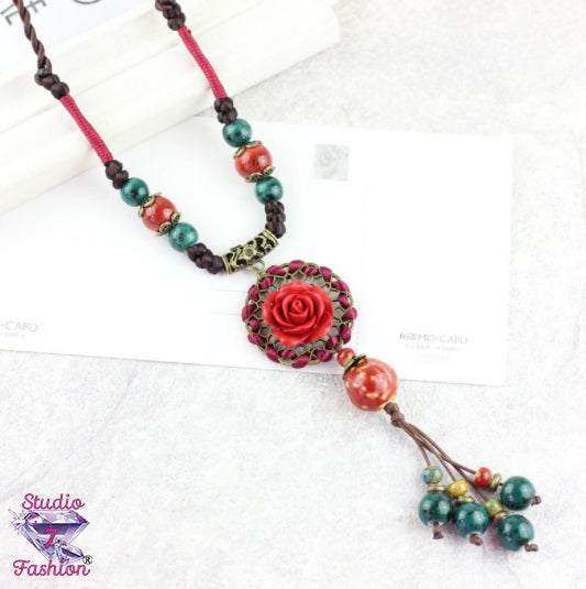 Boho Colorful Necklace