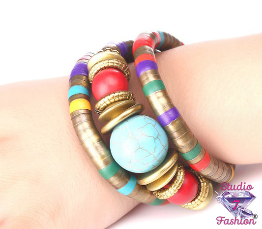 Wonderful Boho Coil Bracelet