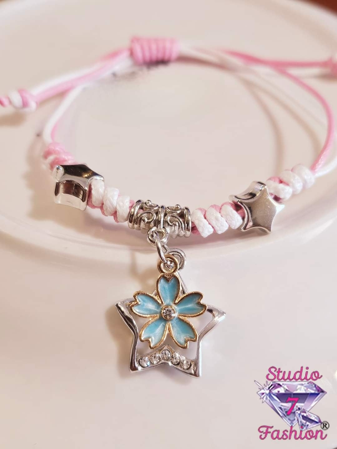 Floral Turquoise Adjustable Bracelet