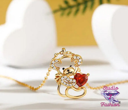 My Teddy Bear Love Necklace