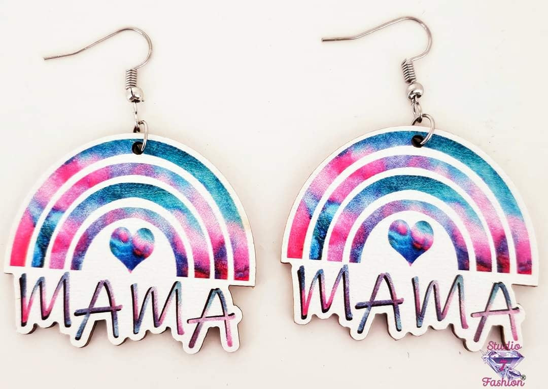 Rainbow Mama Earrings