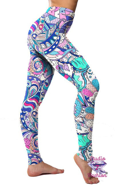 Pop art Party Leggings