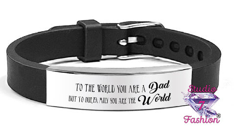 Our World Dad Bracelet