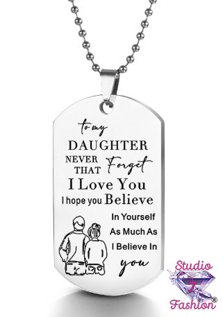 Father to Daughter Necklace