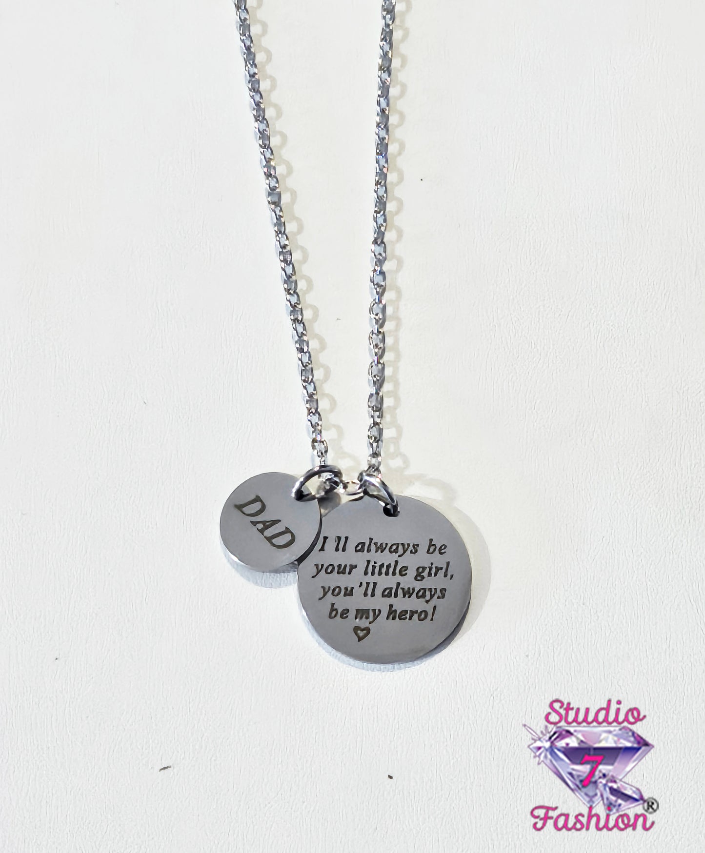 Always My Hero Dad Necklace