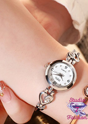 Heart Rhinestone Watch