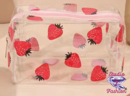 Strawberries Cosmetic Bag