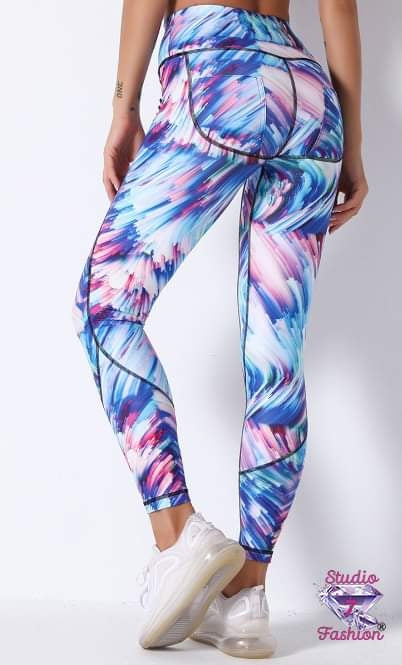 Artistic Brushed Leggings XL