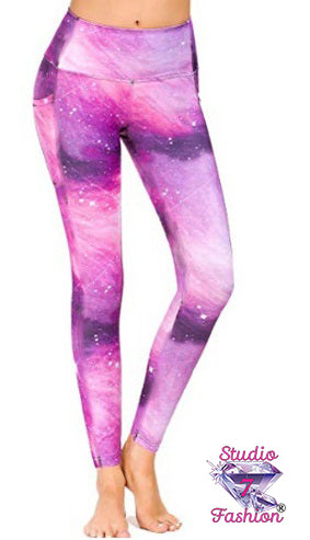 Far Away Galaxy Leggings