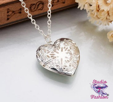 Filigree Heart Locket