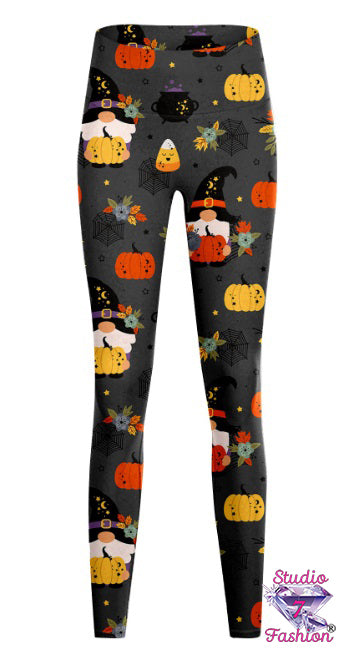 Trick or Treat Gnome Leggings