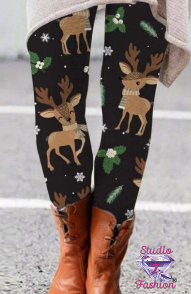 Run Run Reindeer Leggings