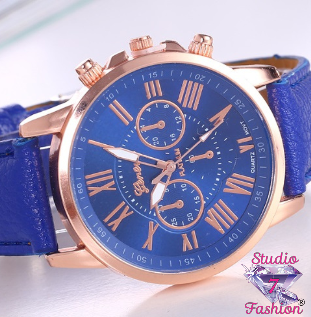 Exquisite Deep Blue Watch