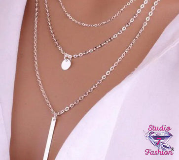 Triple Layer Elegance Necklace