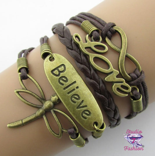 Infinity Love Believe Bracelet