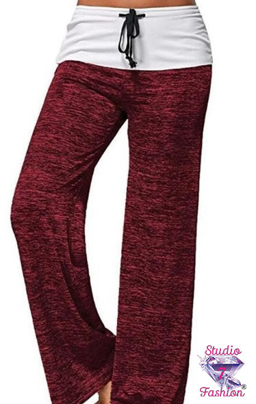 Burgundy Comfort fit Lounge Pants